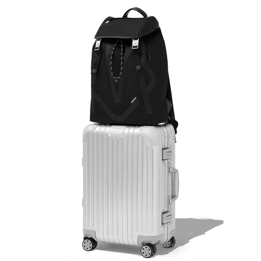 Kurzurlaub | RIMOWA Signature - Nylon Rucksack Large Mit Schnallenverschluss