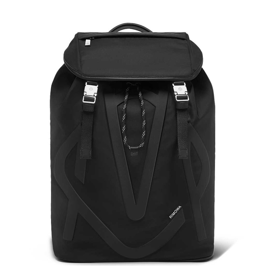 Kurzurlaub | RIMOWA Signature - Nylon Rucksack Large Mit Schnallenverschluss